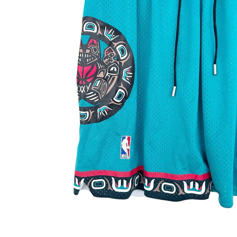Vintage 1995-96 NBA Vancouver Grizzlies Basketball Shorts Sz M